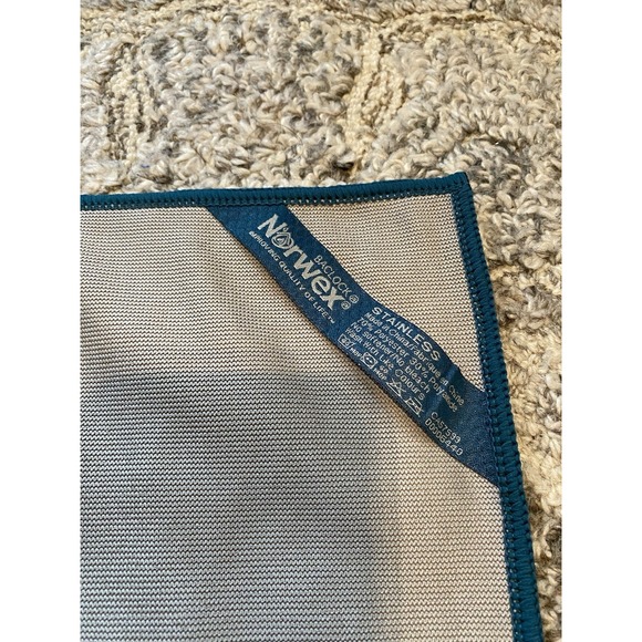 NWOT NORWEX Stainless Steel Cloth Snowflake Microfiber NEW - Picture 3 of 4